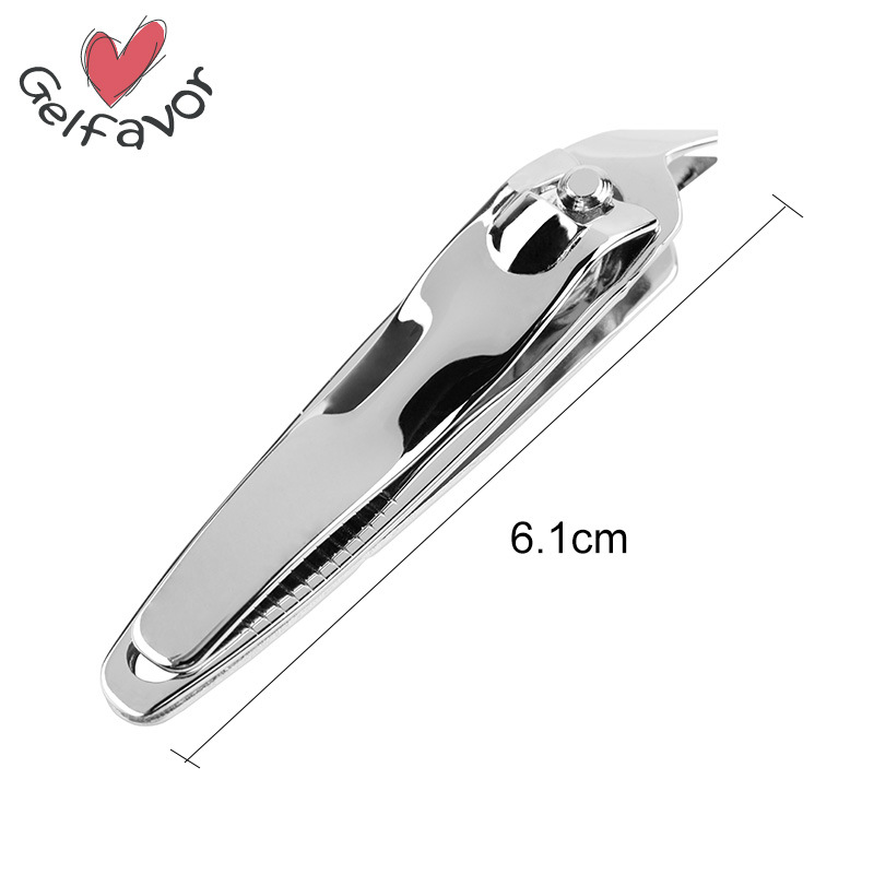 厂家货源指甲剪 银色斜口指甲钳脚趾甲指甲刀 美甲尖嘴死皮修甲剪