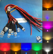 5mmƽ�^��߅����ɢ��3V6V12V��������ģ��LED����l��ܼt�{�G��