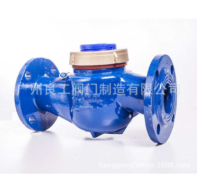 旋翼式数字水表 干式污水表 LXS-E法兰冷水表 直读热水表