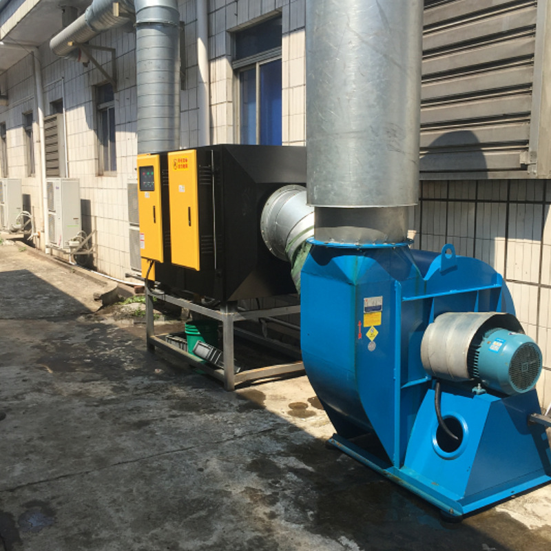 环保工程废气处理设备uv光解配套施工喷淋塔安装摧化燃烧环保设备