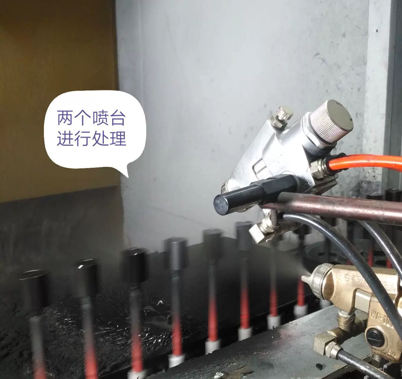 塑料表面处理喷漆加工（金 银 橡胶 哑黑 等效果）可按来样生产