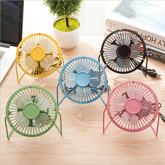 2023 Summer Hot Selling 4-inch Aluminum Blade Fan Metal 360° Rotating USB Fan Wholesale Desktop Fan