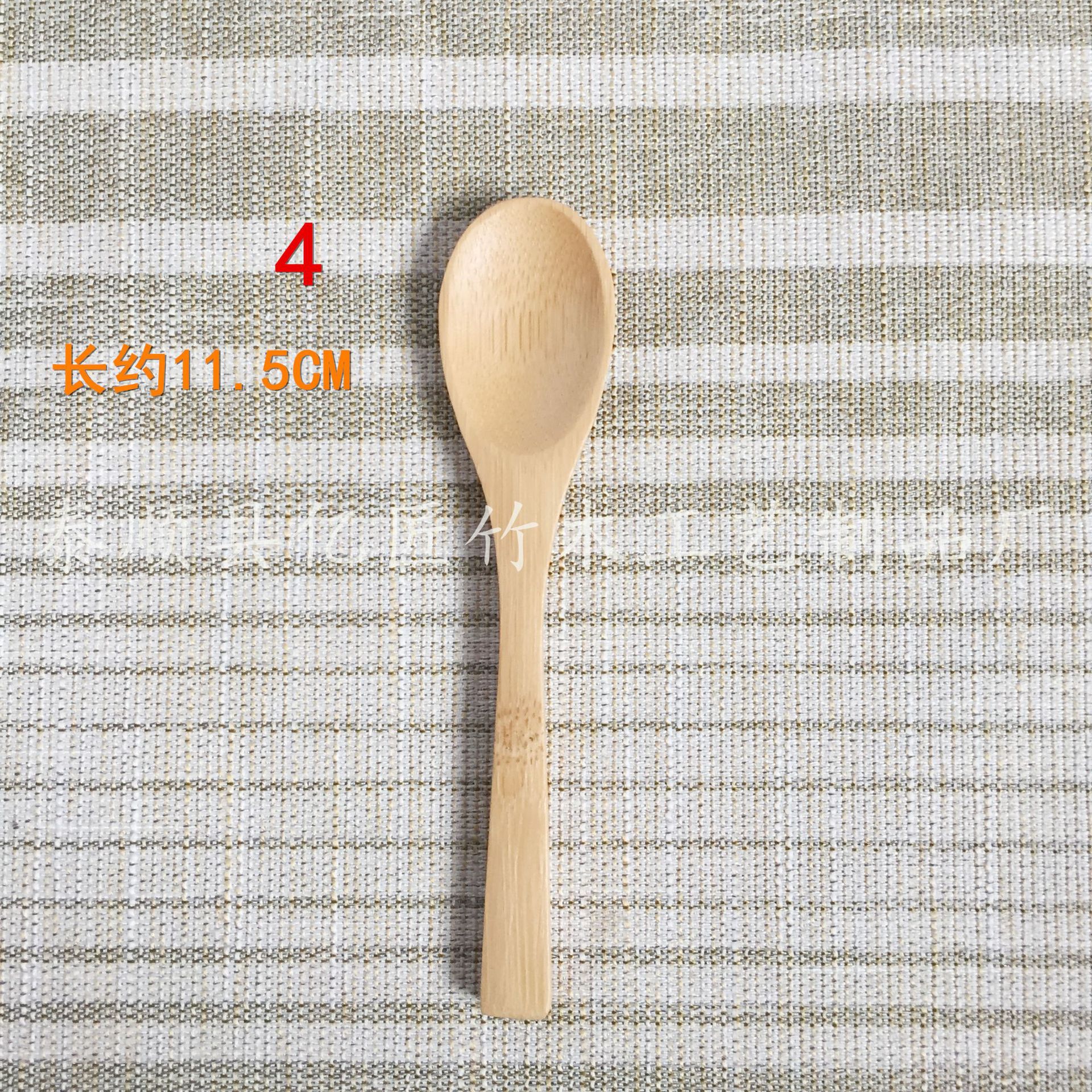 Fabricante suministro directo cuchara de madera cuchara de bambú japonés agitación cuchara de miel fijo grabado logotipo barro moxibustión cuchara promoción sanqi polvo cuchara Venta caliente