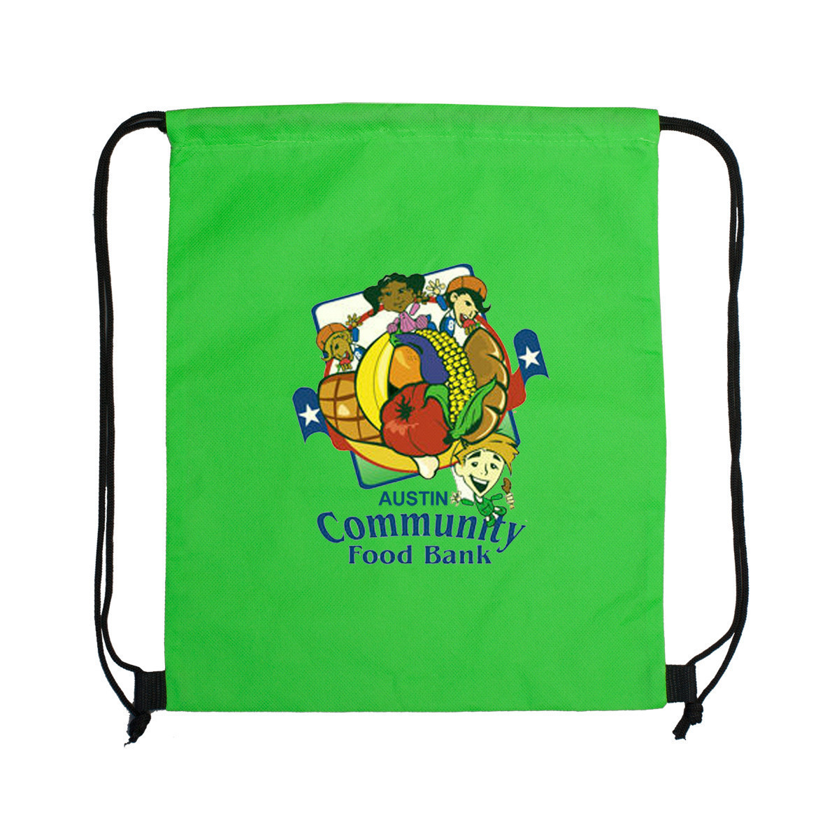 印广告LOGO防水尼龙轻便折叠双肩无纺布拉绳背包 参赛运动员装备