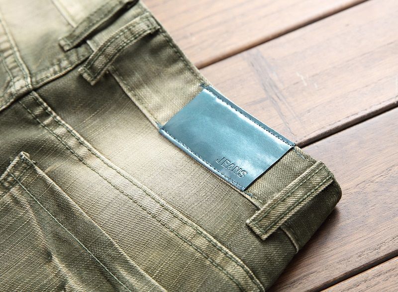 Pantalon jean coupe droite multicolore - Ref 3425811 Image 34