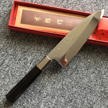 日本加厚魚頭刀壽司料理刺身刀專業日式三文魚刀出刃殺魚生魚片刀