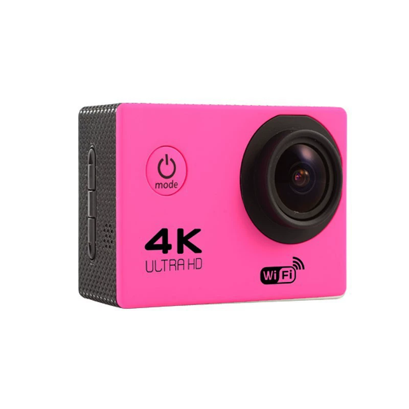 Камера спортивная 4K с Wi‑Fi, водонепроницаемость до 30 м, 2,0" ЖК‑экран, широкий угол 140°, время работы 90 мин