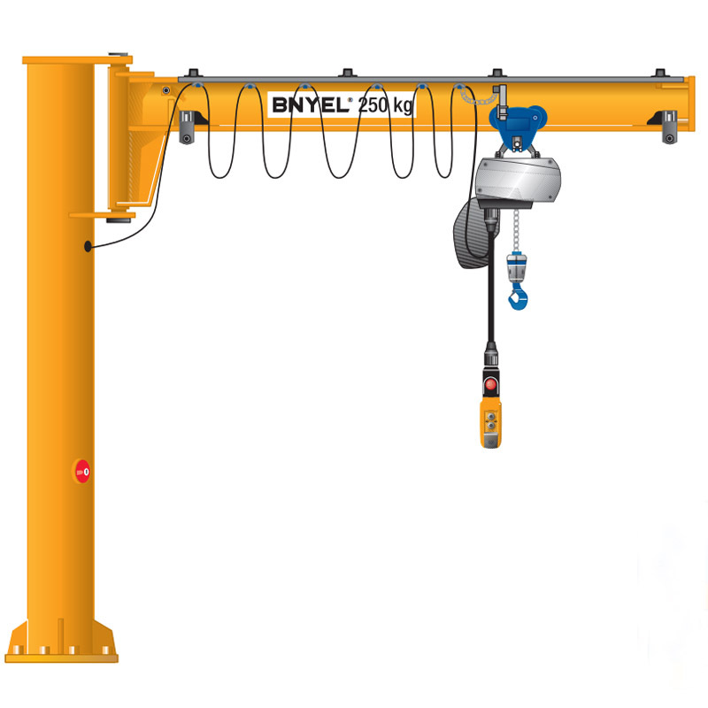 厂家供应1T气动悬臂吊 定柱式气动悬臂吊 气动防爆悬臂吊