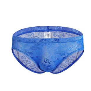 C502 Men's Mesh Briefs Breathable Low Waist Sexy Underwear for Young Men