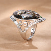 Ring, retro metal accessory for beloved, wholesale