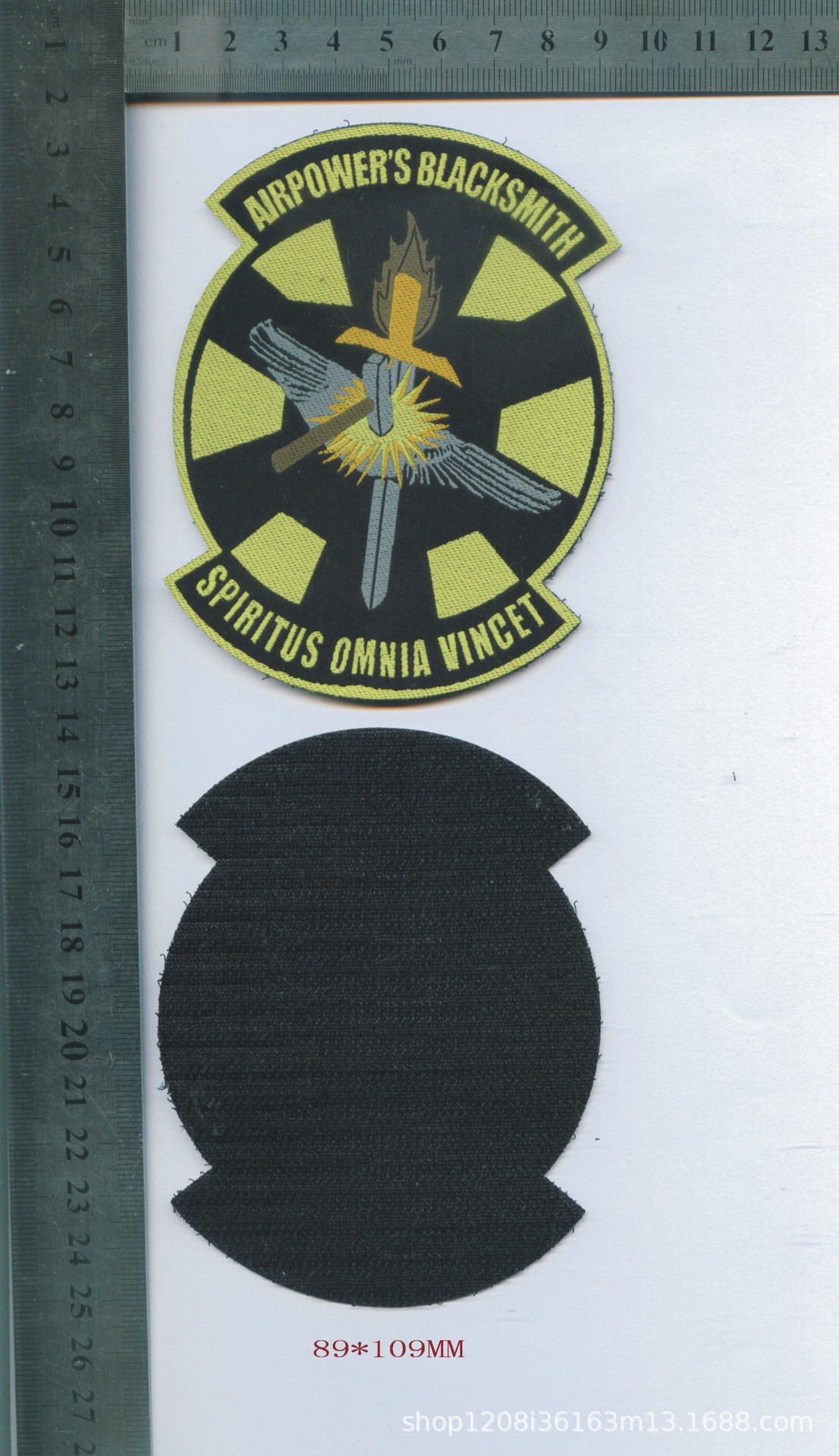 外贸直销工厂加工 织麦章布标贴布多款图案可选多种形状60-1