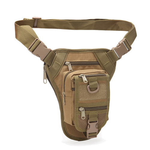 New Okali camouflage outdoor sports waist bag for men and women military fans tactical leg bag waterproof mountaineering riding function bag