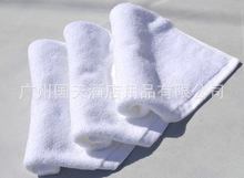 酒店宾馆客房用品纯白小方巾 32*32加厚 50/60g棉质 可带LOGO