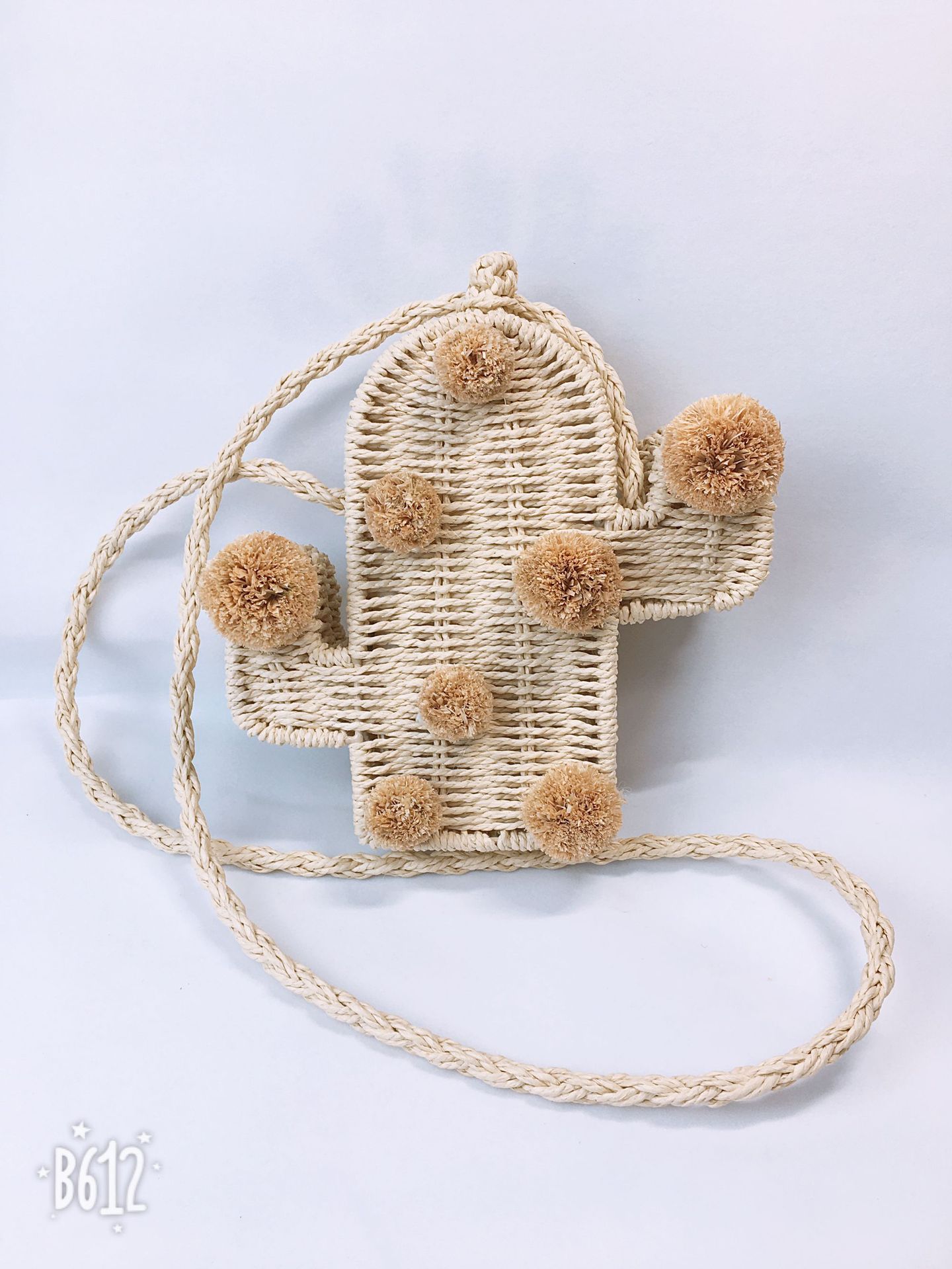 Manufactor 2020 Cactus Straw bag ins One shoulder Messenger Female bag Sandy beach Cosmetic On behalf of