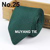 Knitted fashionable tie, trend multicoloured arrow, 7cm