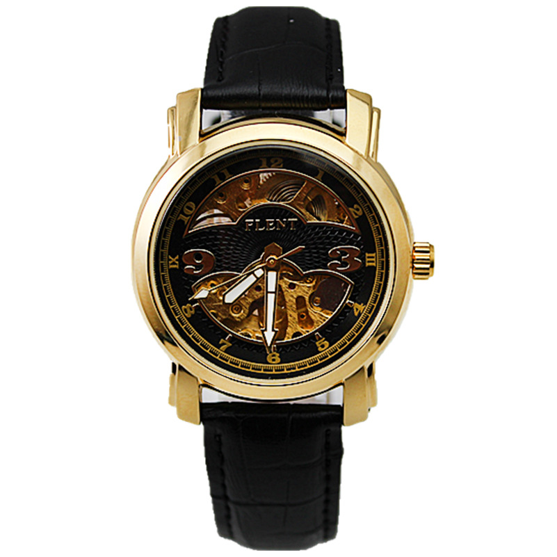 FLENT feilanda 7006 Business Mechanical Watch automático Winding Belt Men's Watch