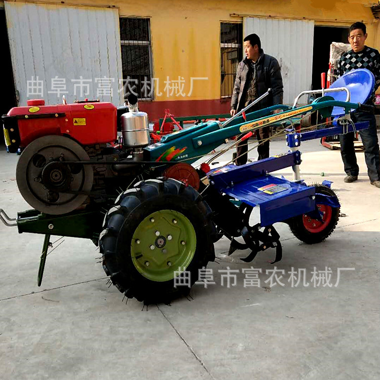 小型耕田除草机 柴油耘锄机 手扶式耕田开沟机