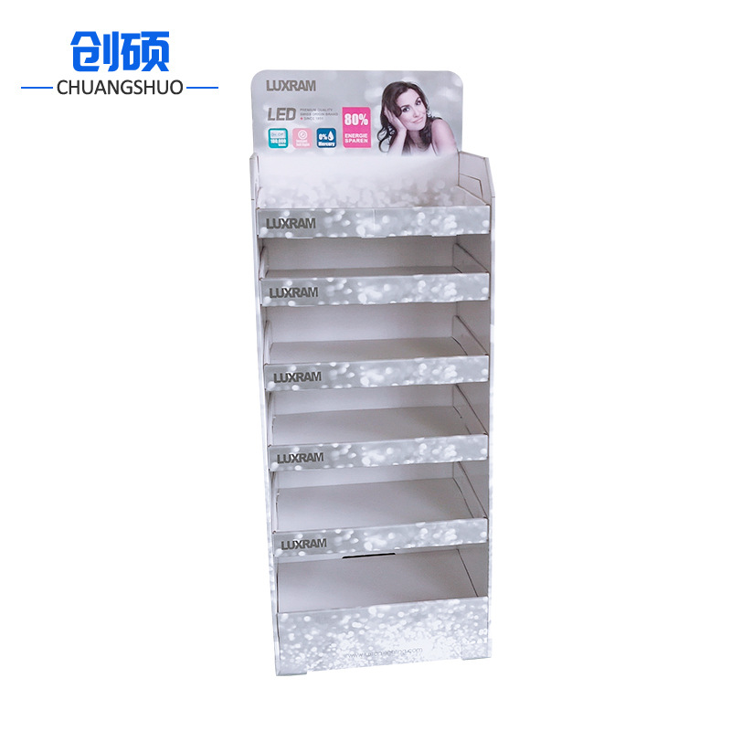 纸货架厂家 定制纸货架纸陈列架 纸展示盒生产厂家