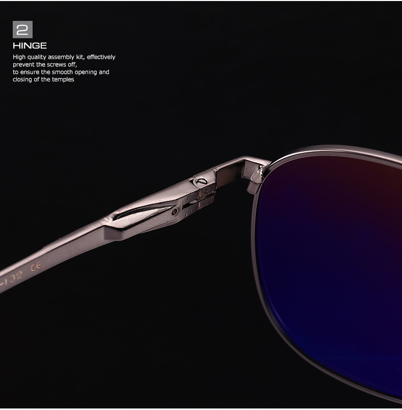 Nouvelles lunettes de soleil polarisées pour hommes, carrées, classiques, pour conduire, crapaud_voghion.com