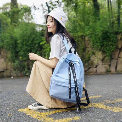 Mới Hàn Quốc đại học tươi gió băng vải vai túi phụ nữ túi đi học mềm chị dễ thương hoang dã ba lô