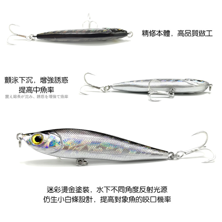 Sinking Minnow Lures shallow diving minnow baits bass trout Fresh Water Fishing Lure