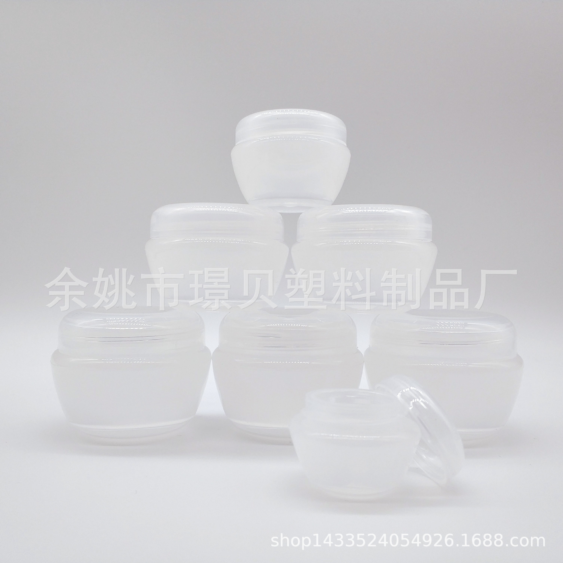 本色5/10/20/30g克蘑菇面霜盒膏霜瓶化妆品包装分装瓶试用装小样