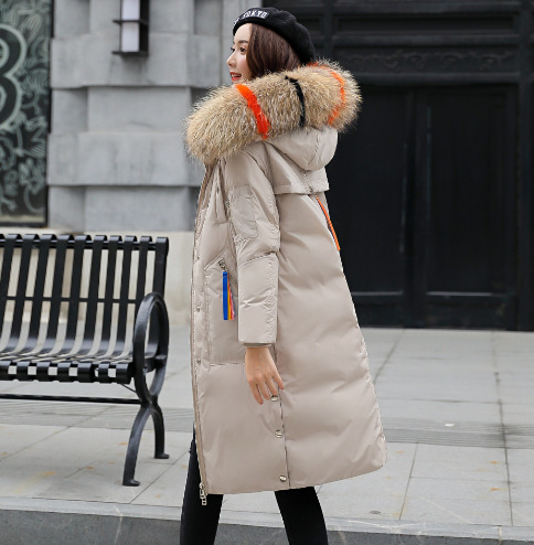 New winter coat warm cotton jacket cotton jacket wool collar