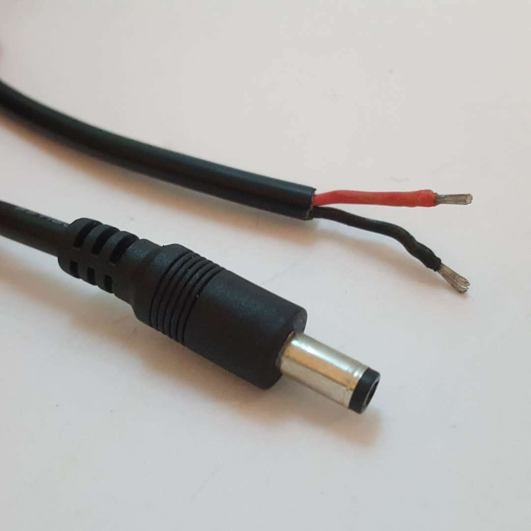 5521公头线1.2米 DC直流线 监控适配器充电线 大功率连接插头线