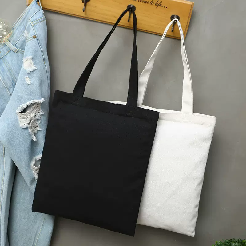 新款女包 休闲帆布包女时尚潮流单肩背包简约购物袋上课轻便