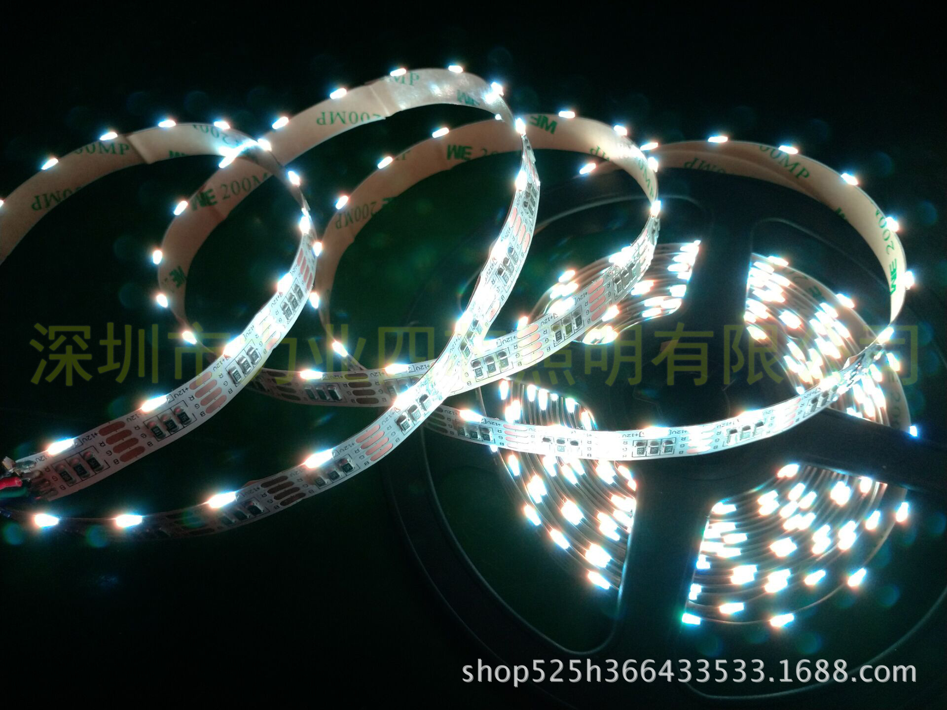 源头厂家侧发光灯带RGB 60灯020/335 LED七彩侧发光灯带超薄灯条-阿里巴巴