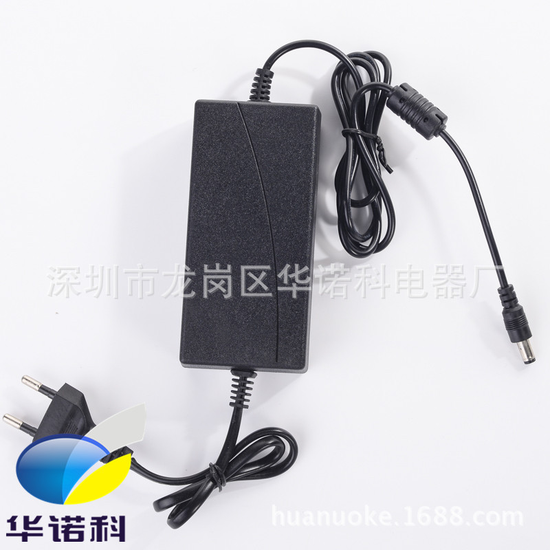 欧规5V5A电源适配器桌面式双线25W ledD灯条液晶显示器安抚监控器