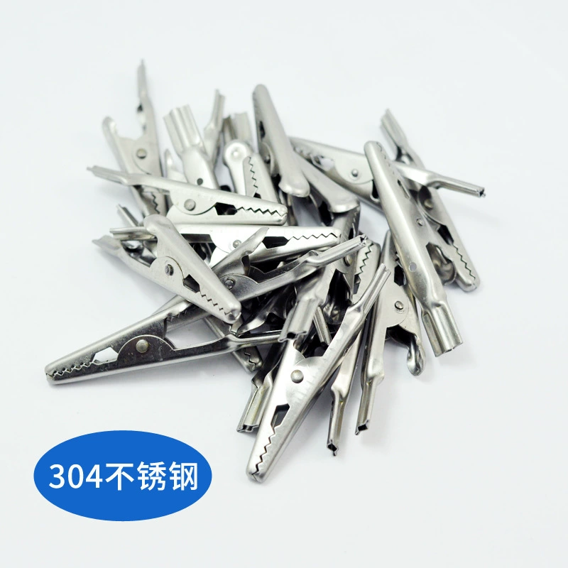 Коррозионная устойчивость проводки быстрого кабеля зажима 304 теста зажима крокодила нержавеющей стали электронная Временная