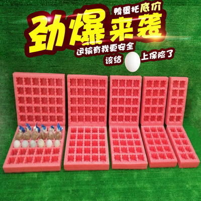 鸿森珍珠棉蛋托鸭蛋包装盒款双色鸭蛋盒子快递防震泡沫包装通用