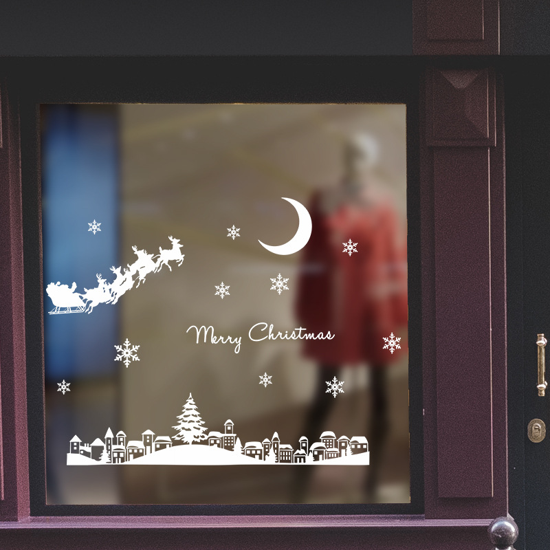 Christmas Santa Moonlight Wall Stickers display picture 2