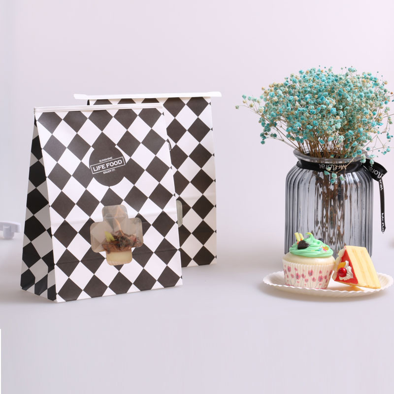 工厂发货烘焙用纸盒纸袋电影院咖啡厅家用外带食用包装批发定制