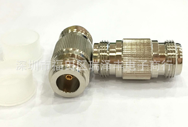 仪器测量用同轴转接器转接头N/N-KK母对母中心镀金转换头适配器