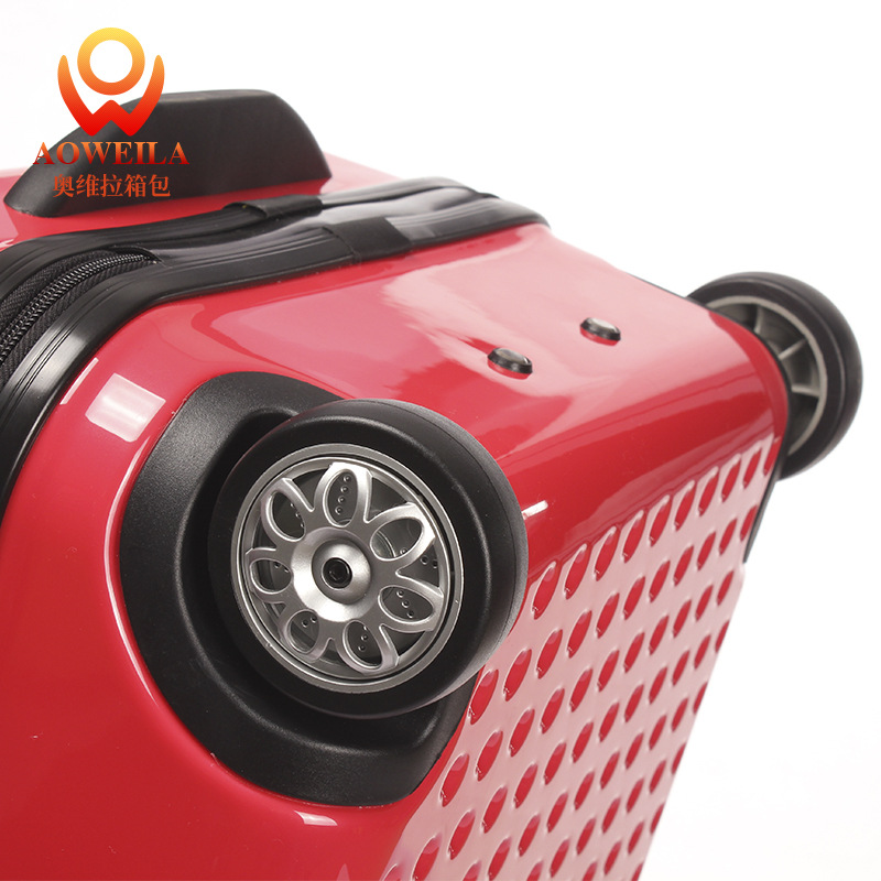 Aoweila/空姐登機(jī)箱16寸ABS+PC商務(wù)旅行箱萬向輪行李箱兒童箱