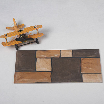 Foshan ceramic tile Garden Wall brick 3D Jet Culture Brick Culture Stone Out of context Wall tile 200x400