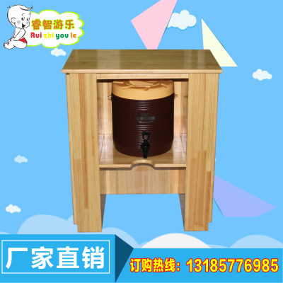 幼儿园口杯架茶杯柜杯架茶桶柜实木茶水桶柜带门保温桶柜口杯柜|ru