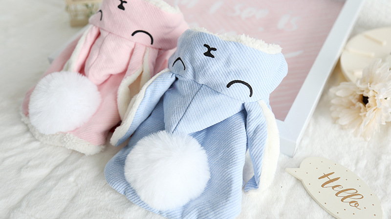 甜睡兔毛球绒衣