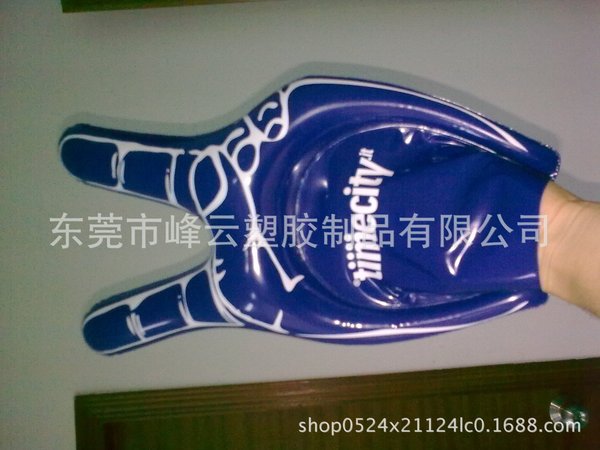 Manufacturer customized PVC inflatable palms PVC inflatable fingers…