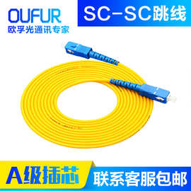 单模光纤尾纤尾纤 3收发器熔接尾纤跳线 sc米SC-SC 长度熔纤