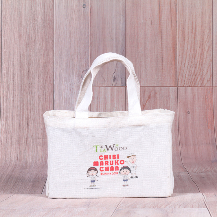 有底有侧包装彩印帆布袋定做创意手提帆布购物袋定制棉布袋子