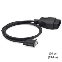 OBD2 16Pin to DB9 Serial Port Adapter Cable RS232 串口线