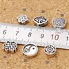 Wholesale S925 Sterling Silver Jewelry Taiyin DIY accessories flat beads and silver beads 9mm.
