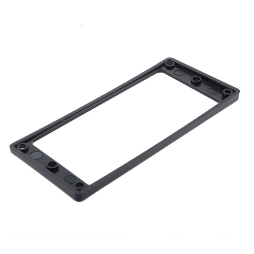 String LP electric guitar dual pickup curved bevel frame Black plastic 7-string curved dual pickup frame