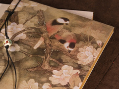 Chinese painting 36 retro handmade line-bound sketch and doodle notebook, imitation ancient stationery, note-taking and diary book, ancient style