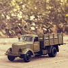 升辉 Warrior, metal truck, car model, transport with light music, scale 1:32