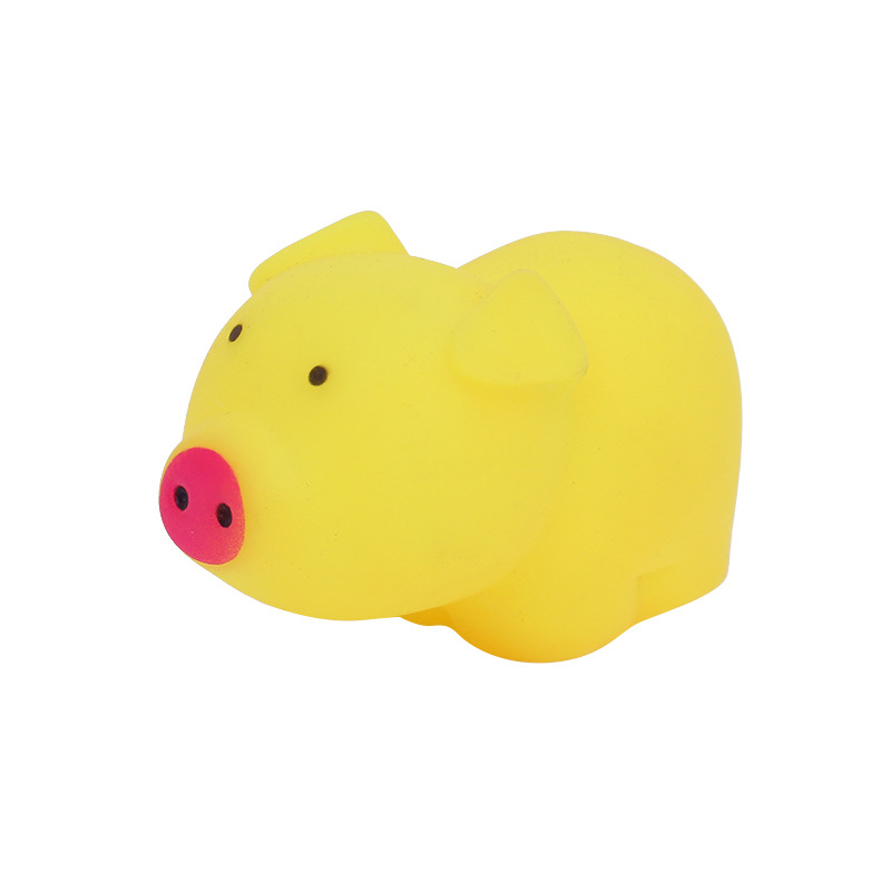 Suministros para mascotas al por mayor perro molar resistente a la mordedura de vinilo cerdo juguete de sonido perro suministros de entrenamiento juguetes para mascotas