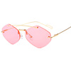 Retro fashionable sunglasses, glasses solar-powered, 2023, European style